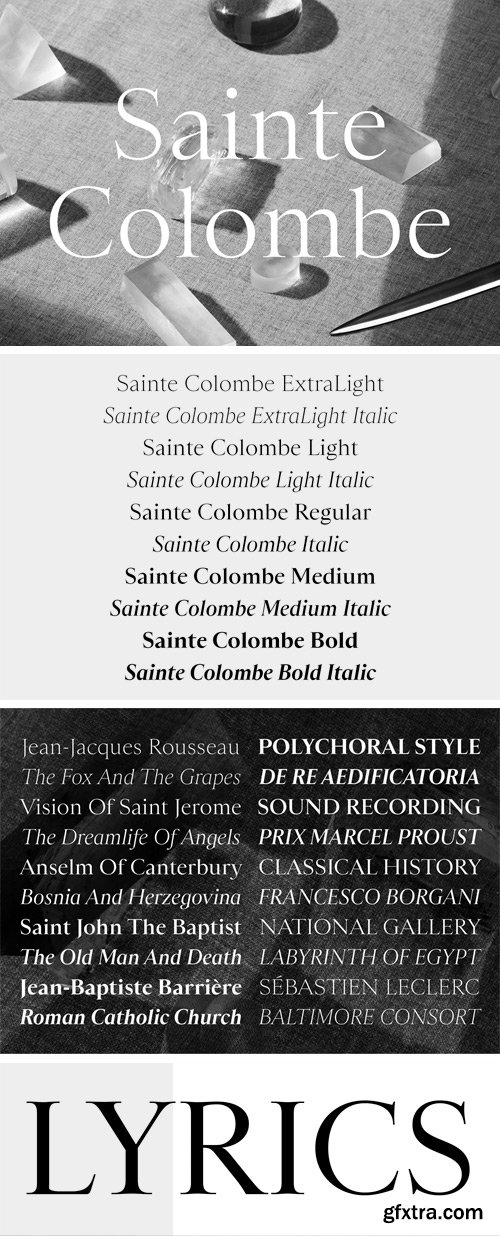 Sainte Colombe Font Family