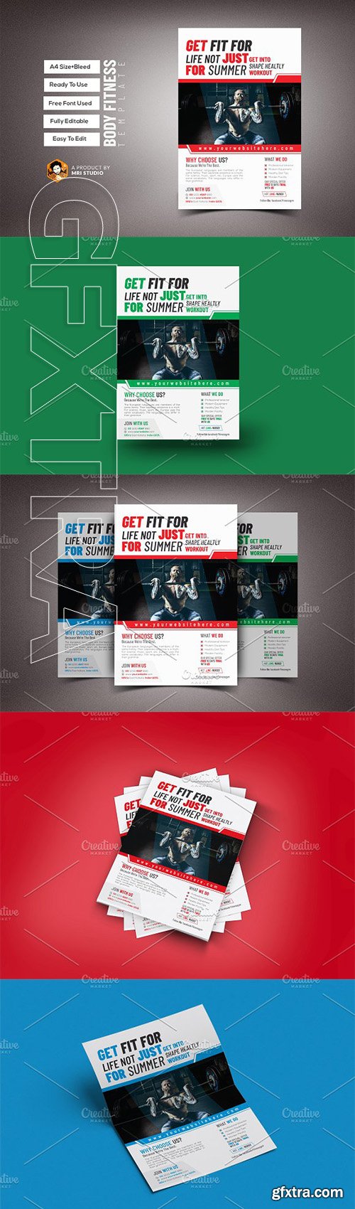 CreativeMarket - Body Fitness Club 2632907