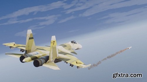 Су-37 Aircraft 3d Model