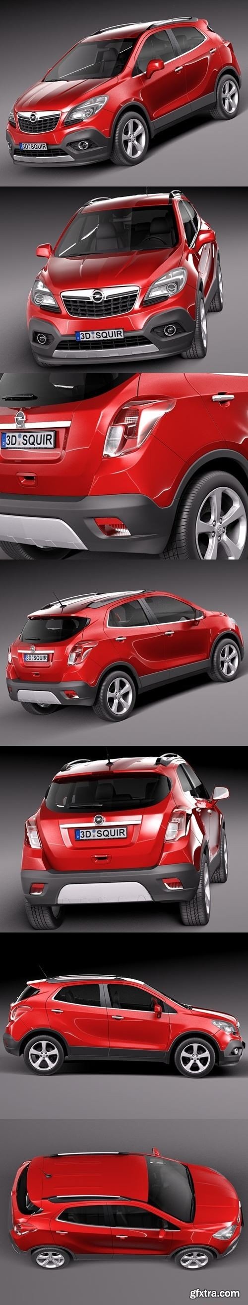 Opel Mokka 2013 3D Model