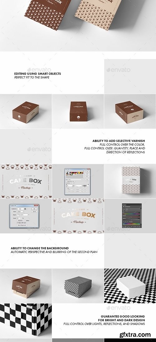 GraphicRiver - Cake Box Mock-up 19422295