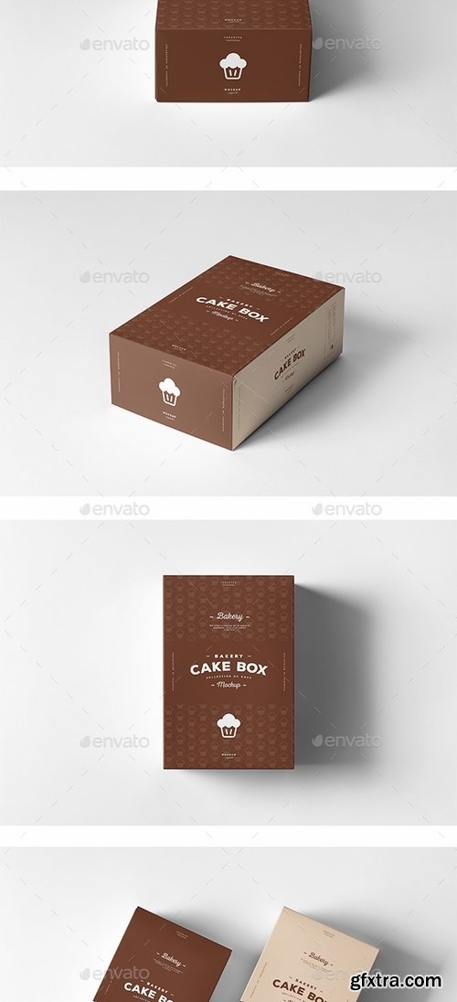 GraphicRiver - Cake Box Mock-up 19422295