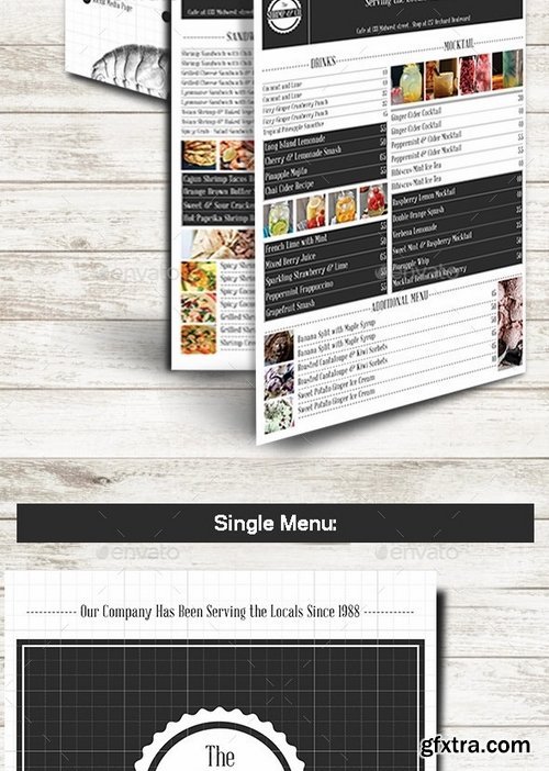 GraphicRiver - Shrimp & Co Menu Set 10278445