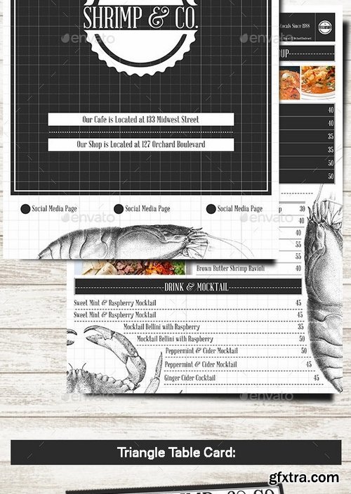 GraphicRiver - Shrimp & Co Menu Set 10278445