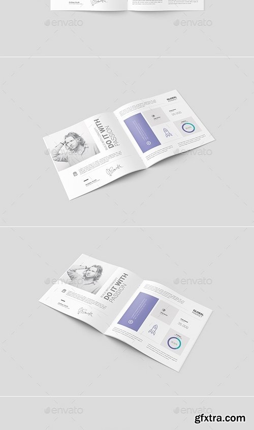 GraphicRiver - Square Brochure Catalog Mock-Up 19416453