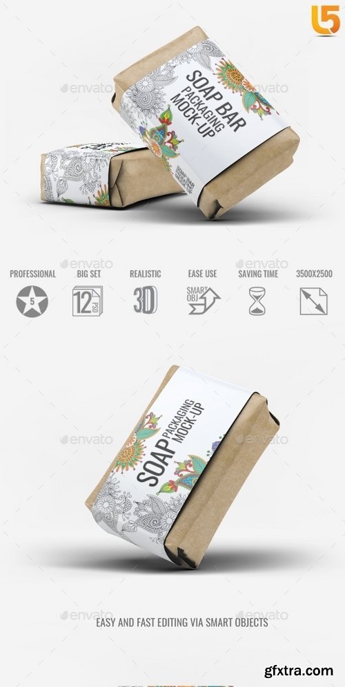 GraphicRiver - Soap Bar Paper Sleeve Mock-Up 19529641