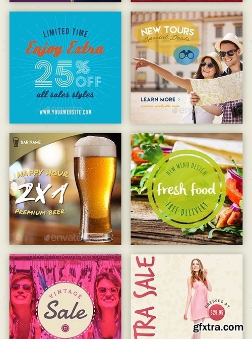 GraphicRiver - Instagram Banners 15143302