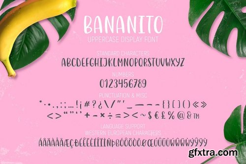 Bananito Font Duo Font Family - 2 Fonts