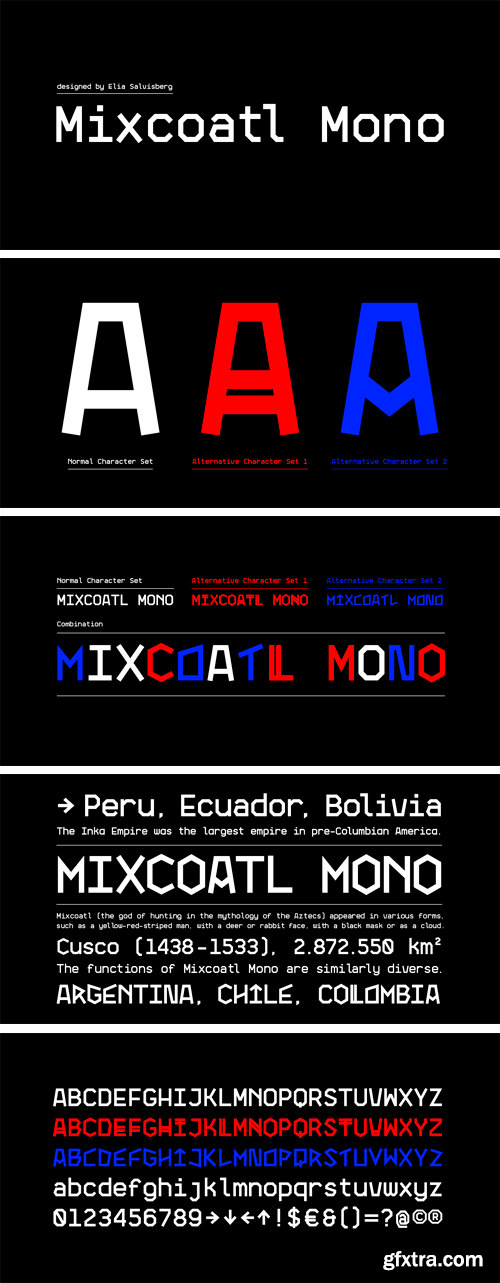 Mixcoatl Mono Font