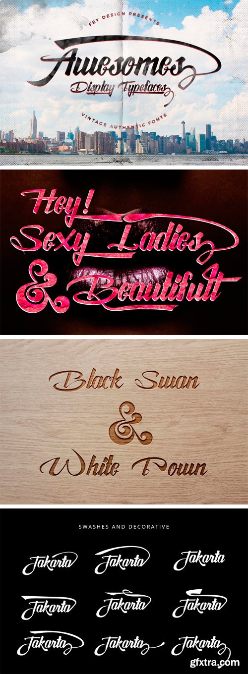 Awesome Script Font Family