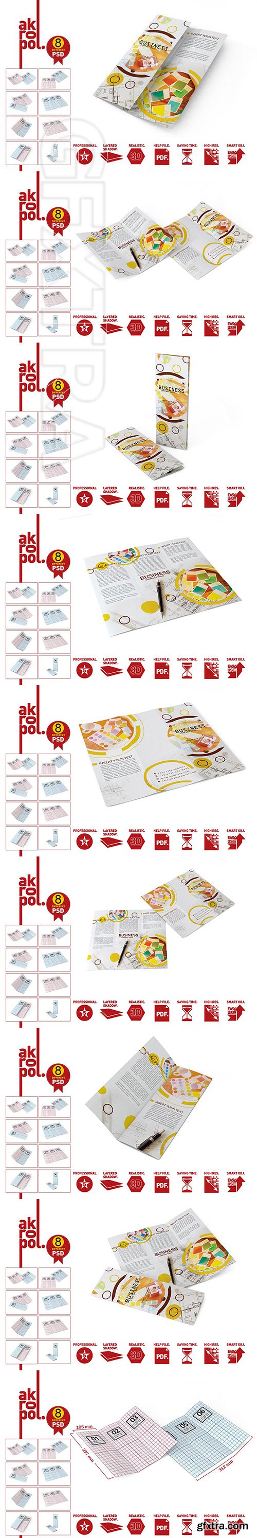 Trifold Brochure Mock-Up