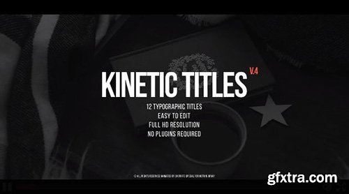 Kinetic Title v4 - Premiere Pro Templates 95687