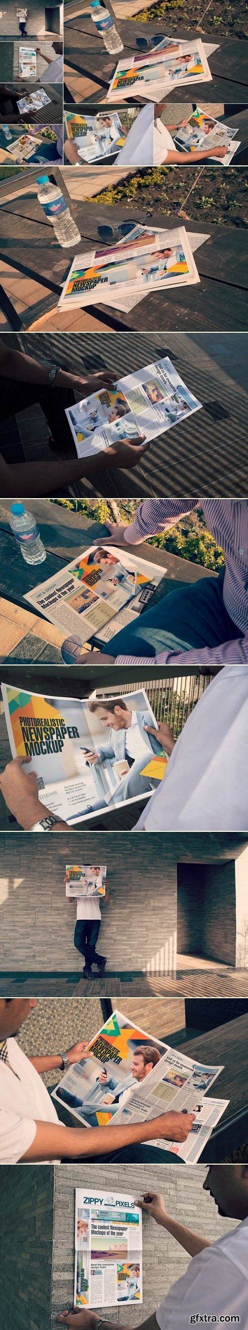 Newspaper PSD Mockups