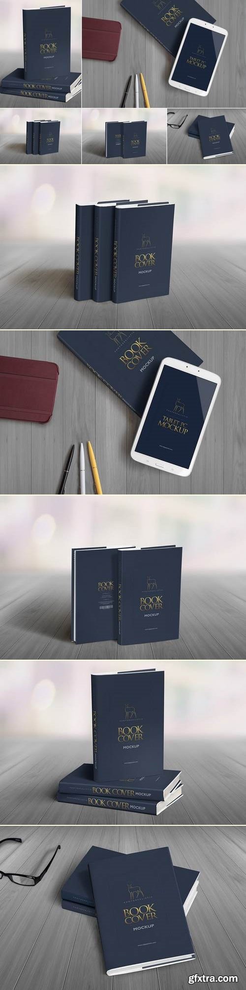 Hard Book Mockups