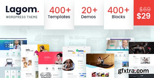 ThemeForest - Lagom v1.0.4 - Multi Concept MultiPurpose WordPress Theme - 21547064