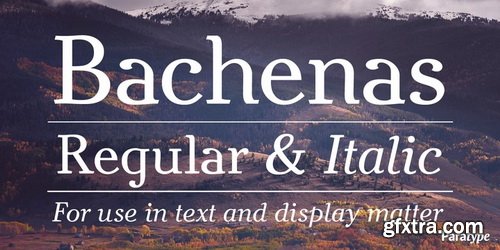 Bachenas Font Family