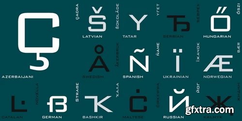 Bank Gothic Font Family