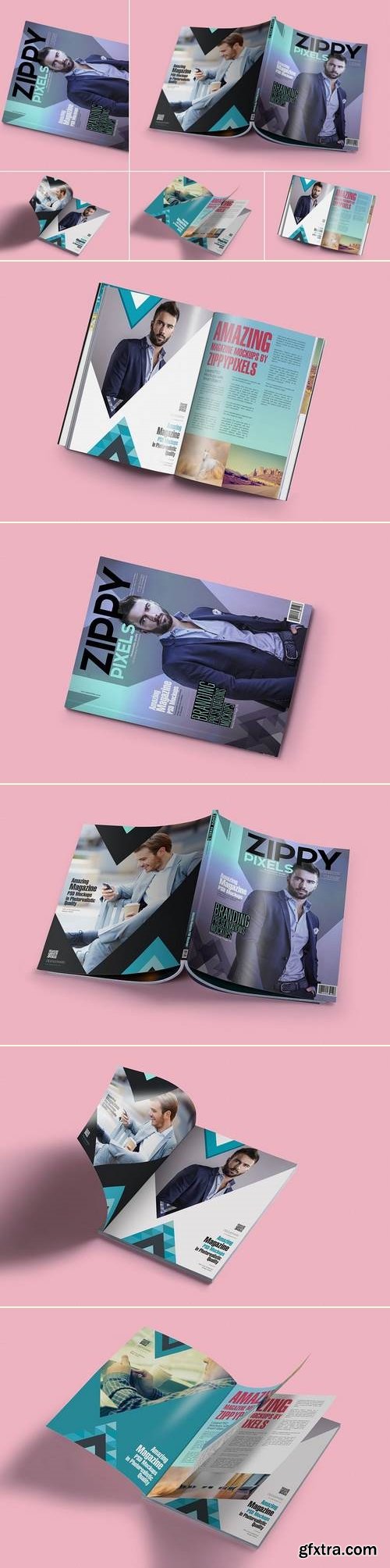 Amazing Magazine PSD Mockups