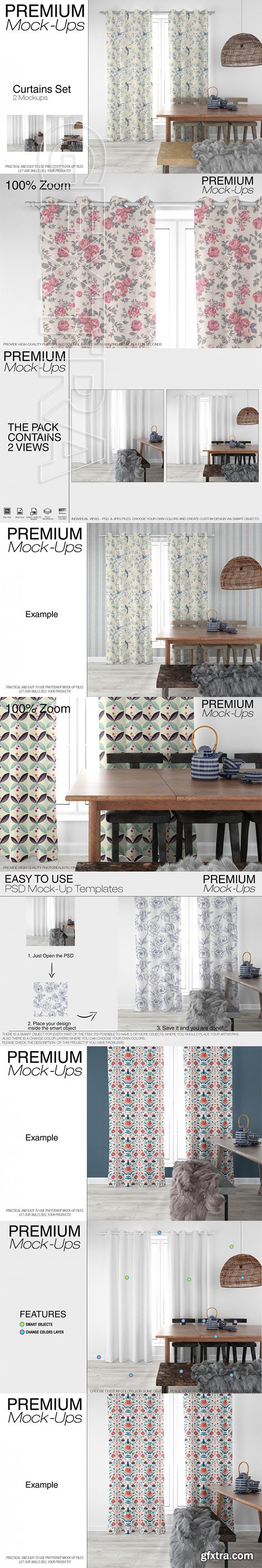 Curtains Mockup Pack