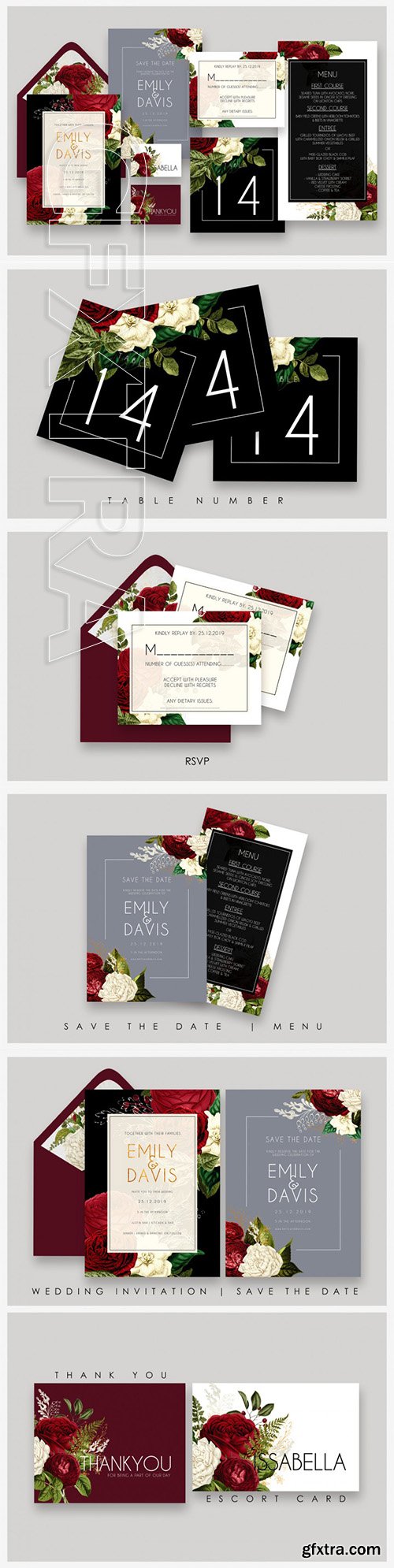 Foliage - Wedding Invitation Suite