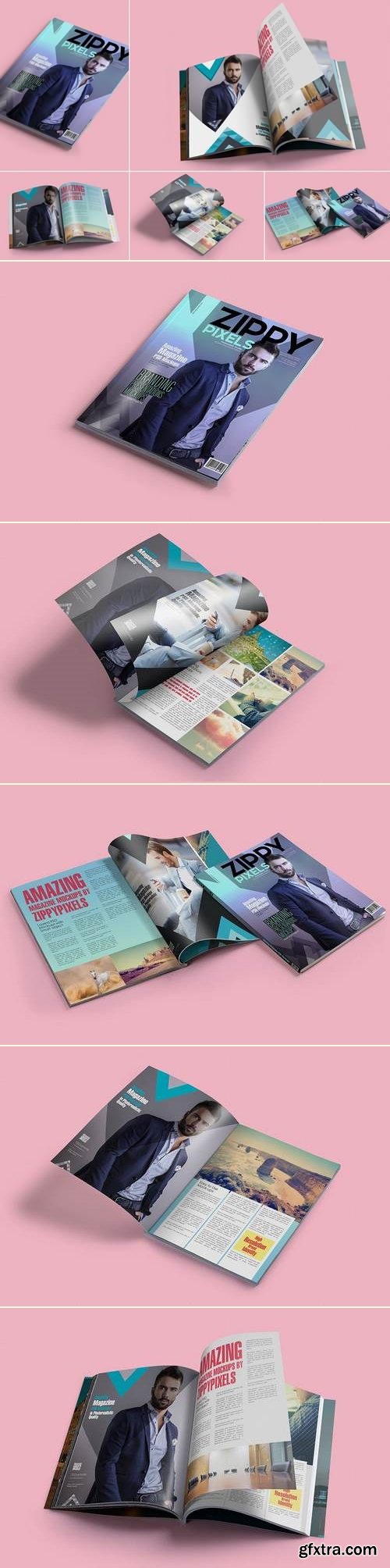 Magazine Design Mockups