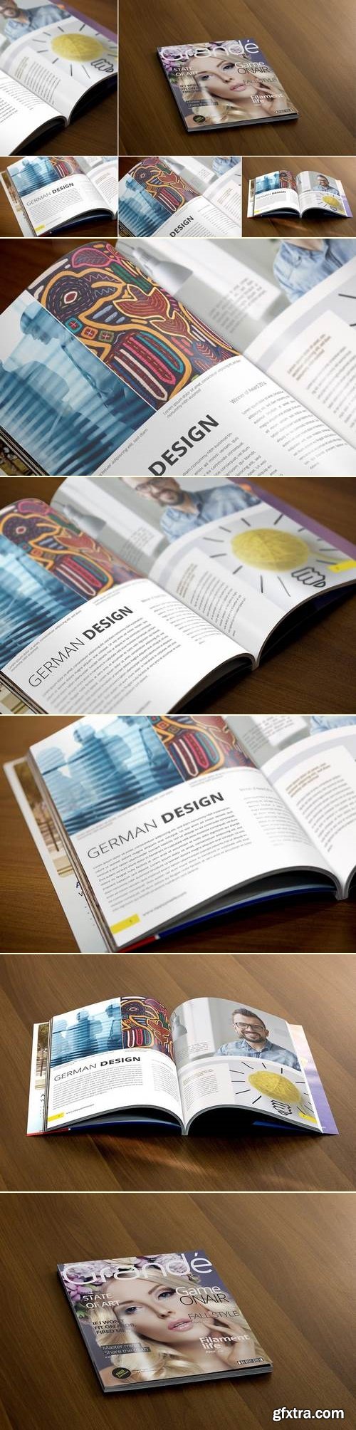 Realistic Magazine Mockups