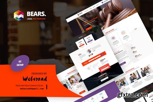 Bear's - Legal Services PSD Template