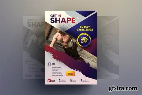 Get In Shape - Gym Flyer