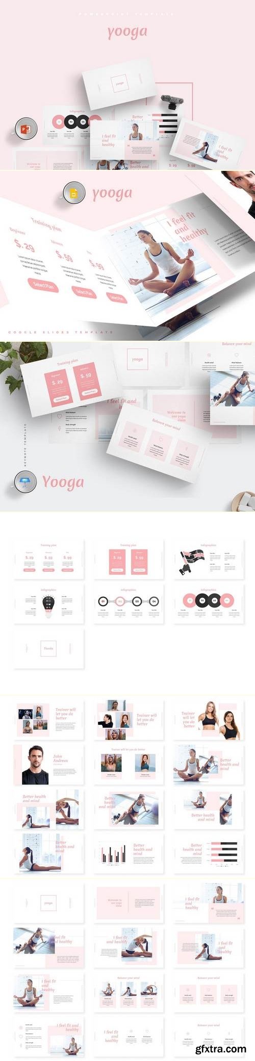 Yooga Powerpoint & Keynote & Google Slide Templates