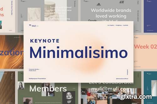 Muli™ Minimalist Keynote Template