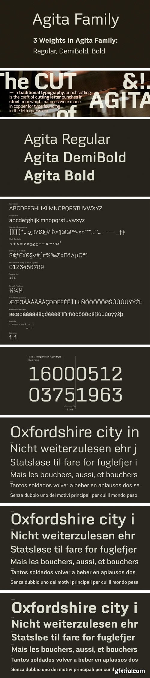 Agita Font Family