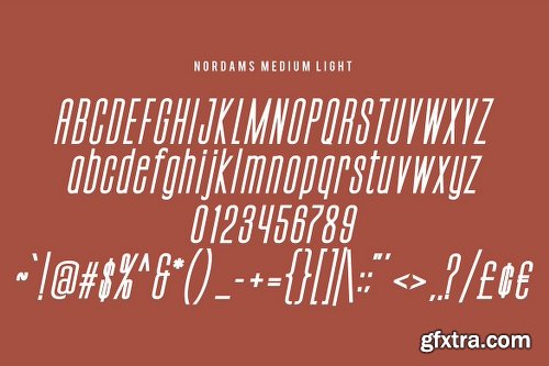 Nordams Sans Serif Font Family - 12 Fonts