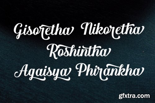 Khusyida Script Font