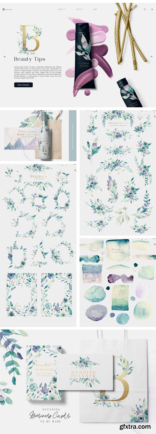 CM - A Mountain Summer Watercolor Set 2660103