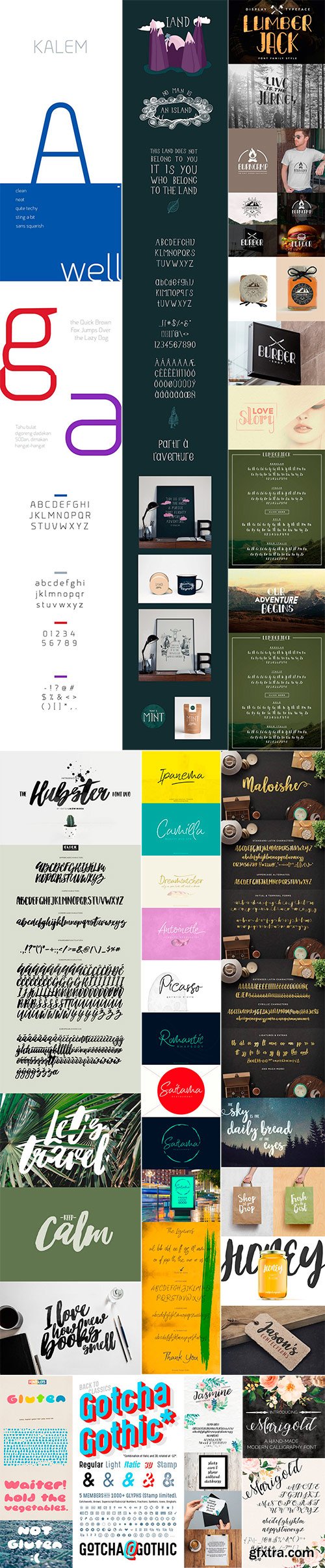 Mix Fonts Bundle 4