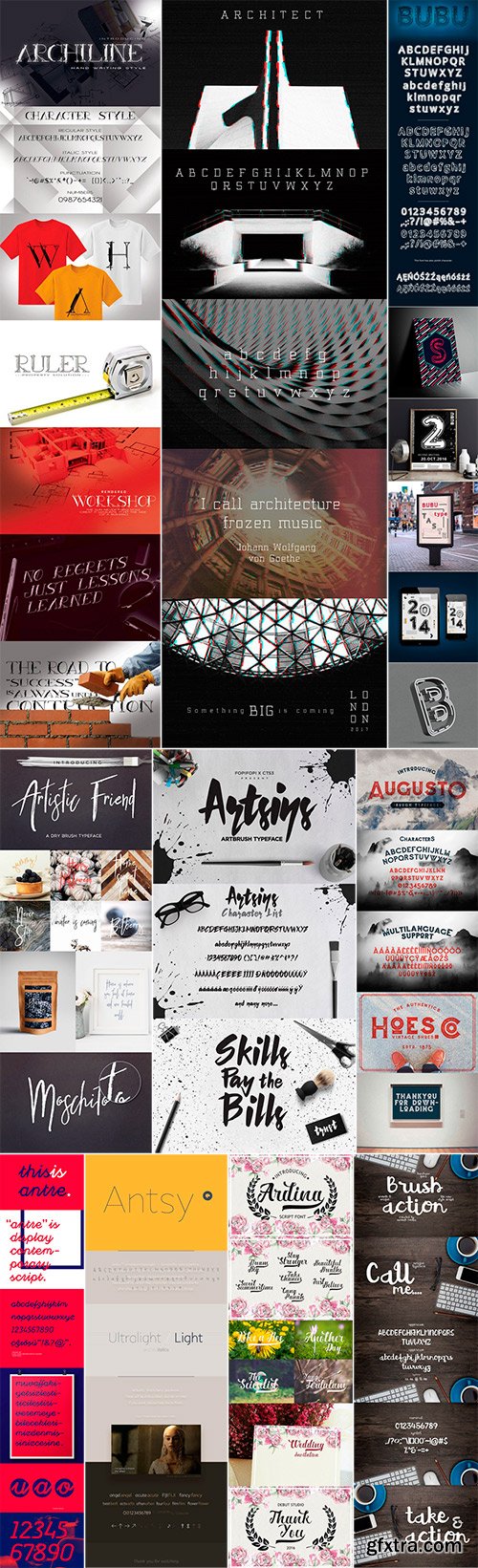 Mix Fonts Bundle 6