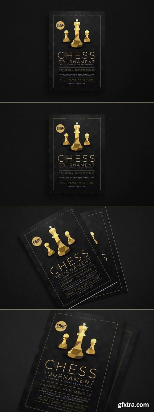 Chess Tournament Event flyer