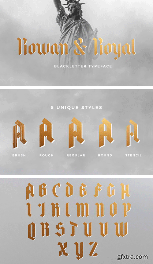 Rowan & Royal Font Family