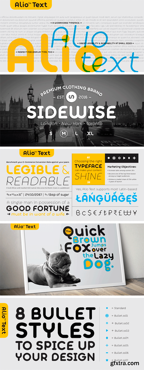 Alio Text Font Family