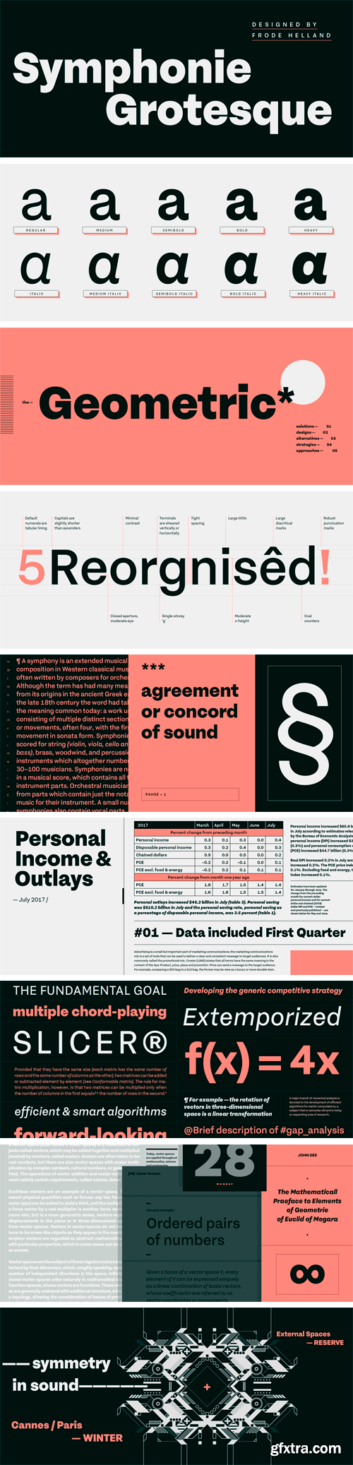 Symphonie Grotesk Font Family