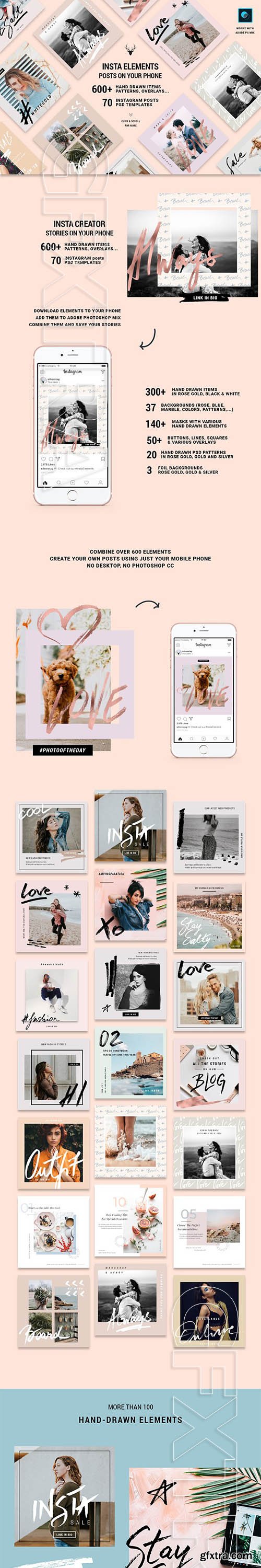 InstaElements - Instagram Posts Kit