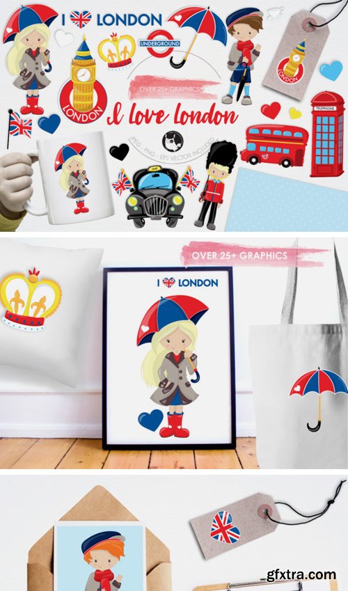 Creativefabrica - I Love London 379461