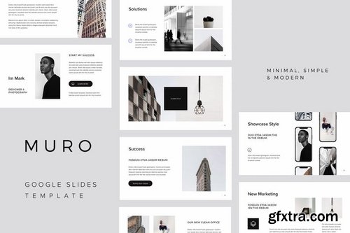 MURO - Google Slides Minimal Template