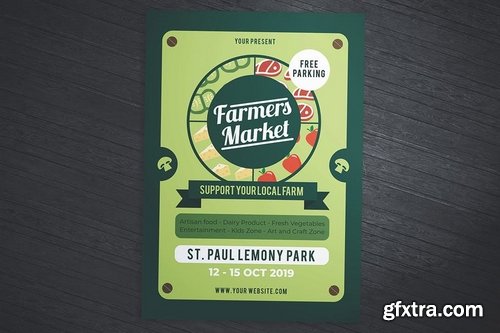 Green Farmers Market Flyer