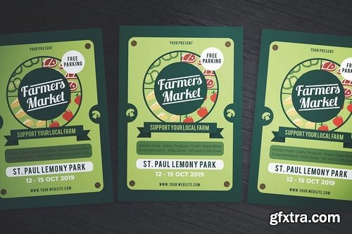 Green Farmers Market Flyer