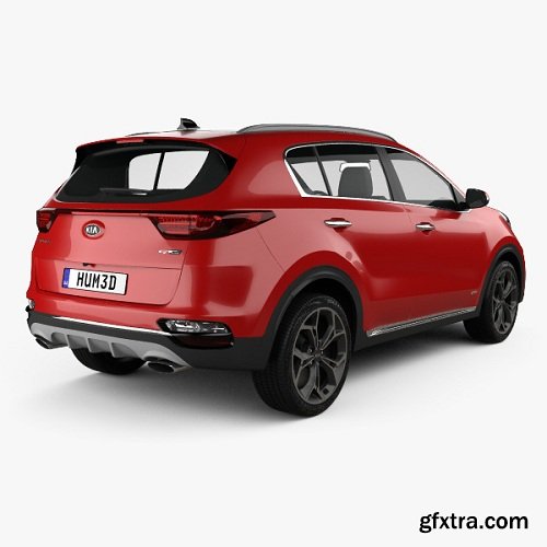 Kia Sportage GT-line 2018 3D Model