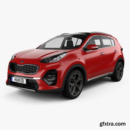 Kia Sportage GT-line 2018 3D Model