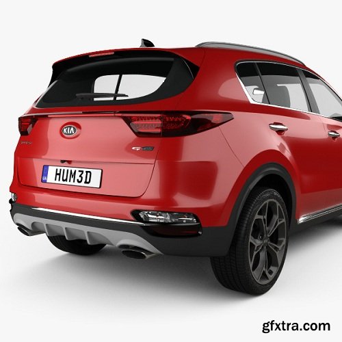 Kia Sportage GT-line 2018 3D Model