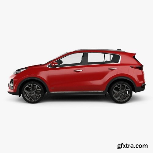 Kia Sportage GT-line 2018 3D Model