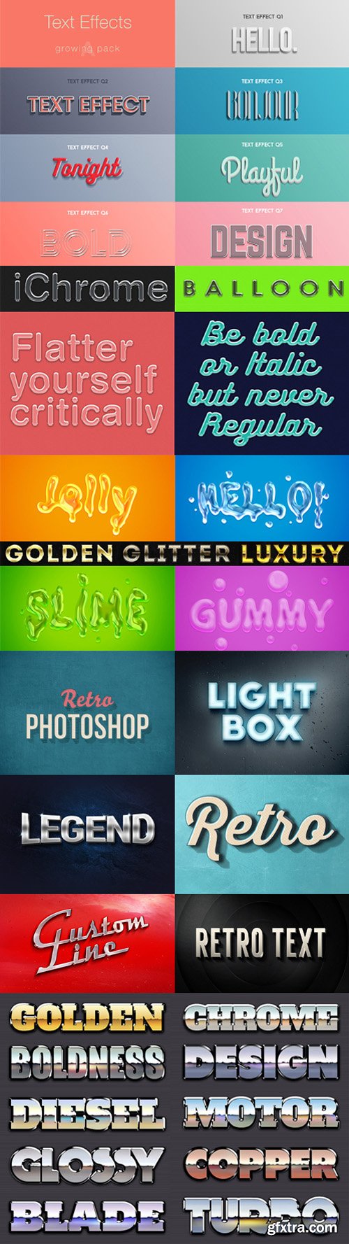 35 Photoshop Text Effects Pack [ASL/PSD]